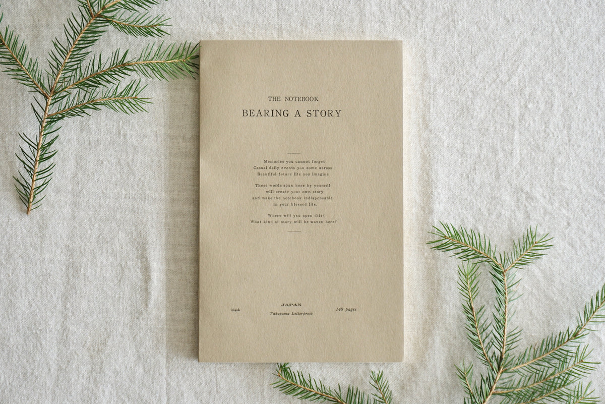 TAKAYAMA LETTERPRESS / 物語が生まれるノート(THE NOTEBOOK BEARING A 
