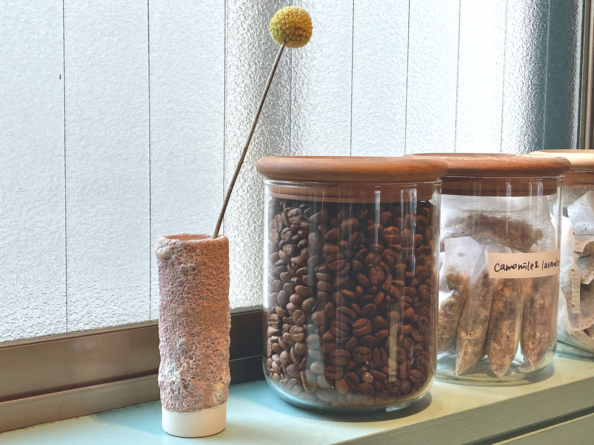 北欧 デンマーク陶器 Oh Oak オーオーク 北欧デンマーク陶器Oh Oak IOベース mid narrow（pink-green） – 面影